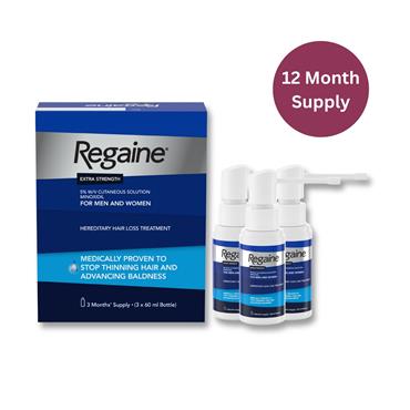 Regaine Extra Strength For Men And Women - 12 Month Supply